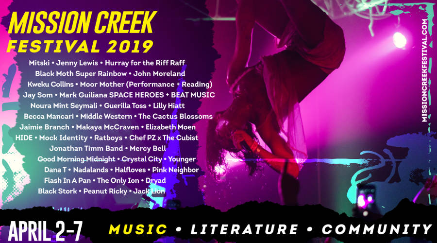 Mission Creek Festival in Iowa City, Iowa April 27, 2019